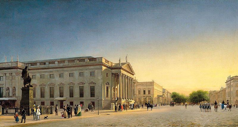 Eduard Gaertner Berlin, Opernhaus und Unter den Linden